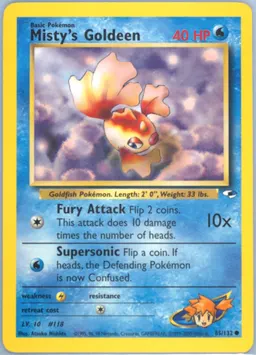 Misty's Goldeen card photo
