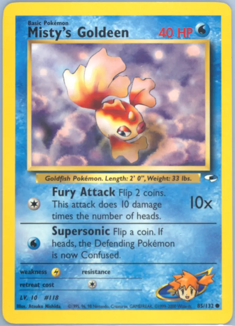 Misty's Goldeen card photo