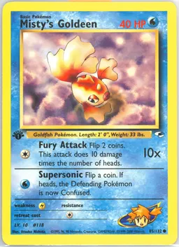 Misty's Goldeen card photo
