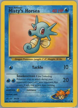 Misty's Horsea card photo