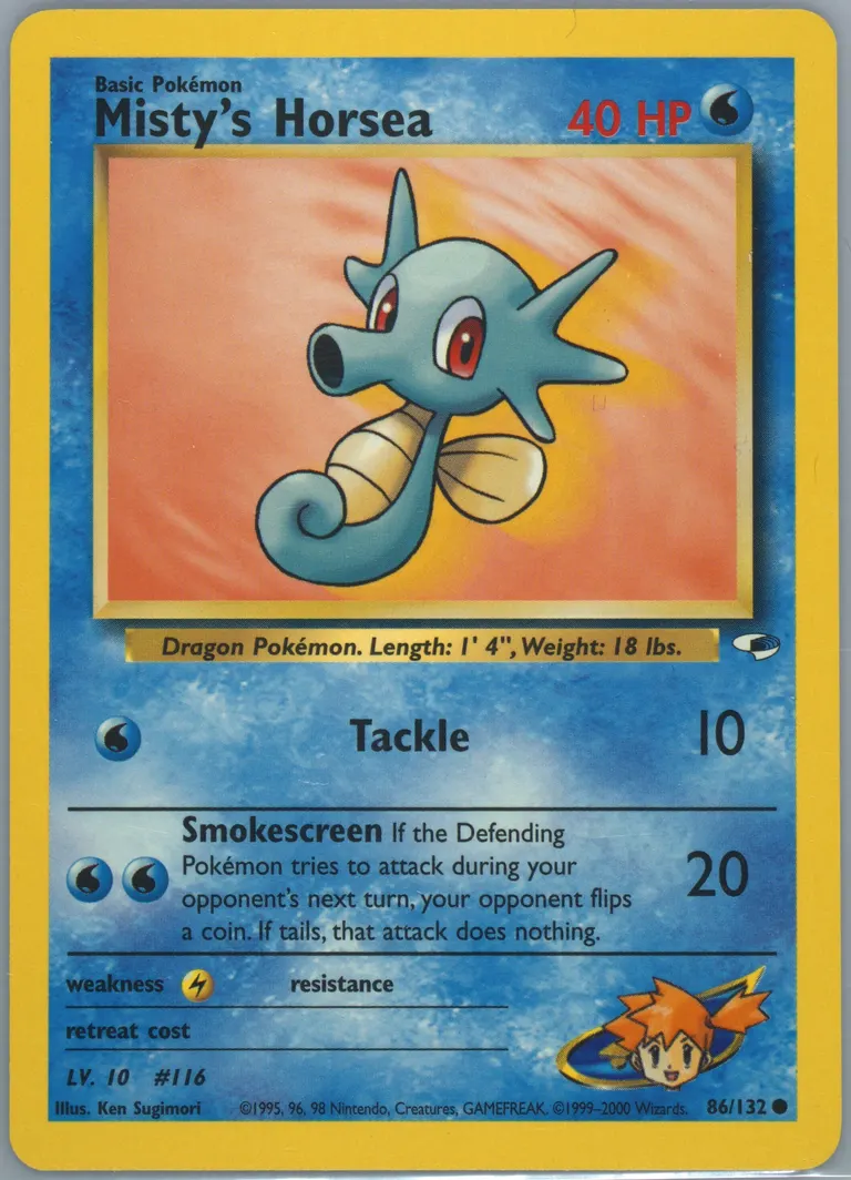 Misty's Horsea card photo