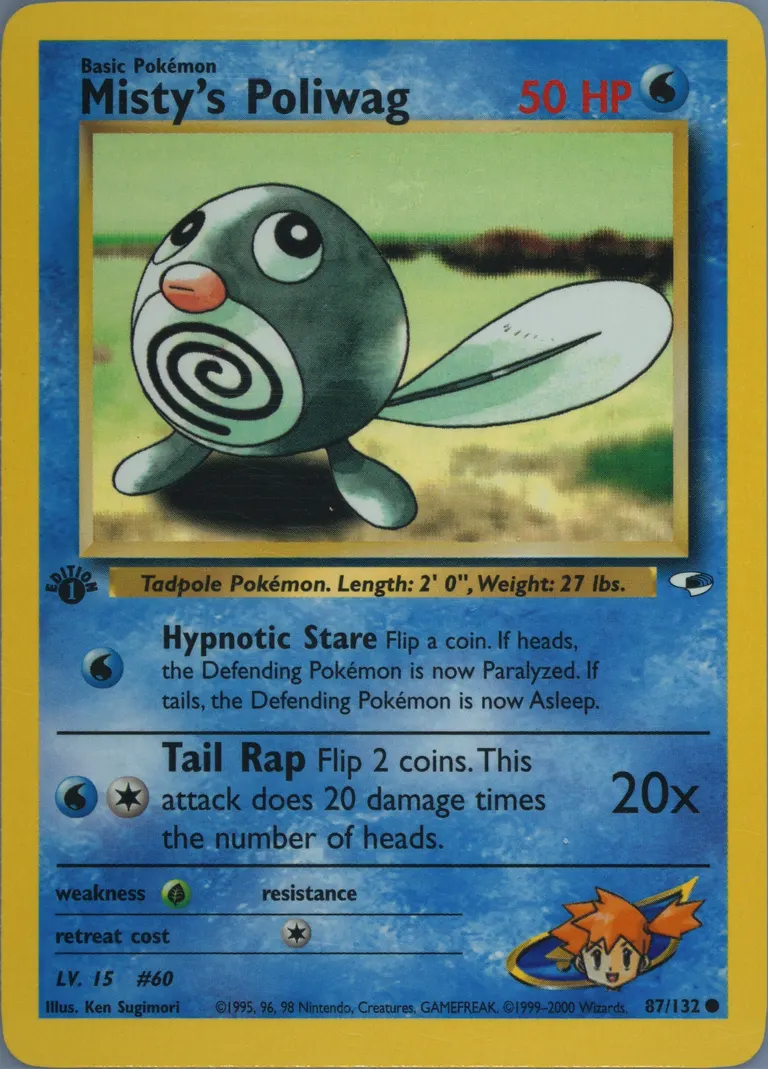 Misty's Poliwag card photo