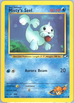 Misty's Seel card photo