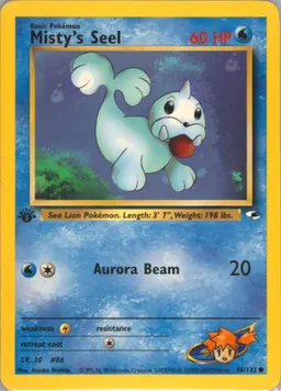 Misty's Seel card photo