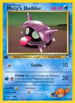 Misty's Shellder card photo