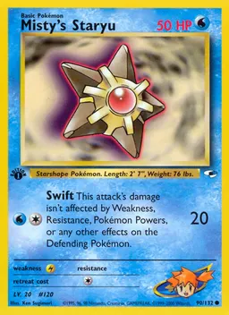 Misty's Staryu card photo