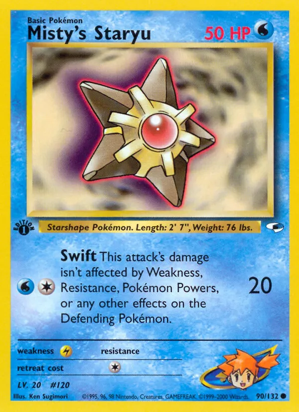 Misty's Staryu card photo