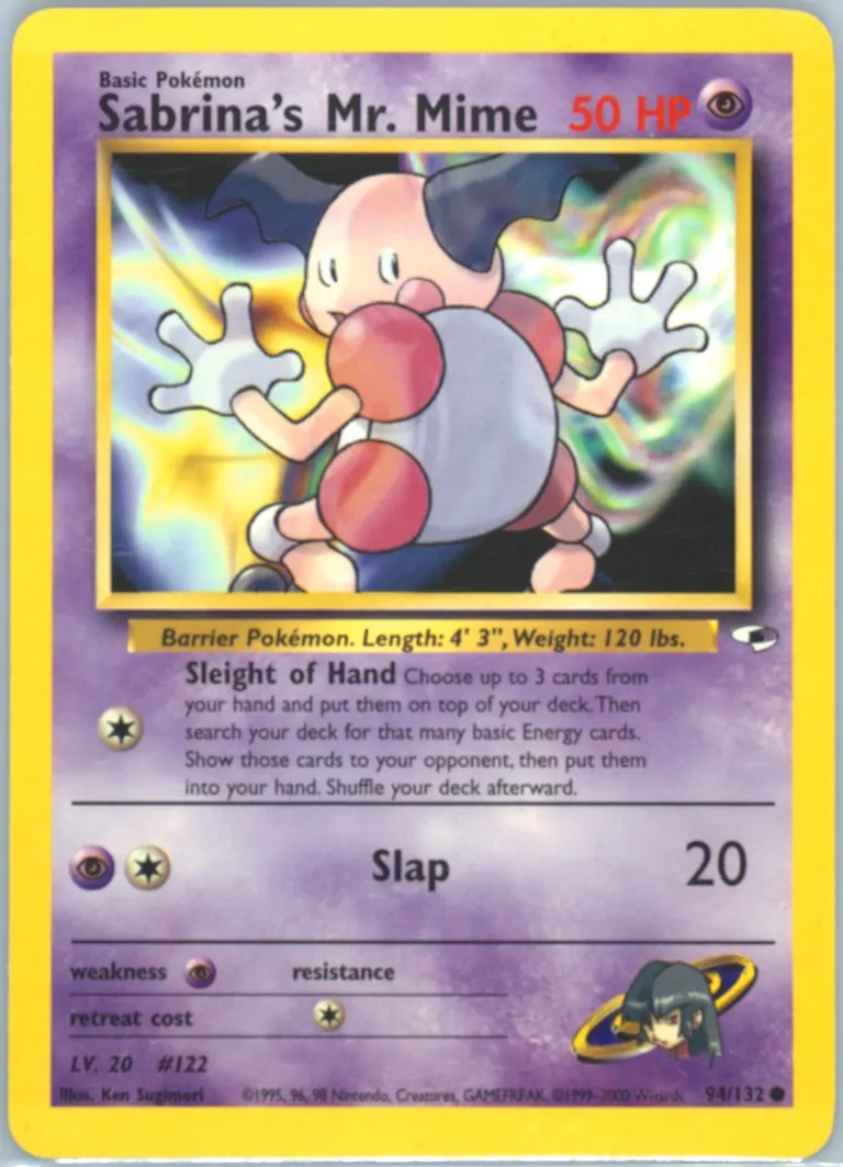 Sabrina's Mr. Mime card photo