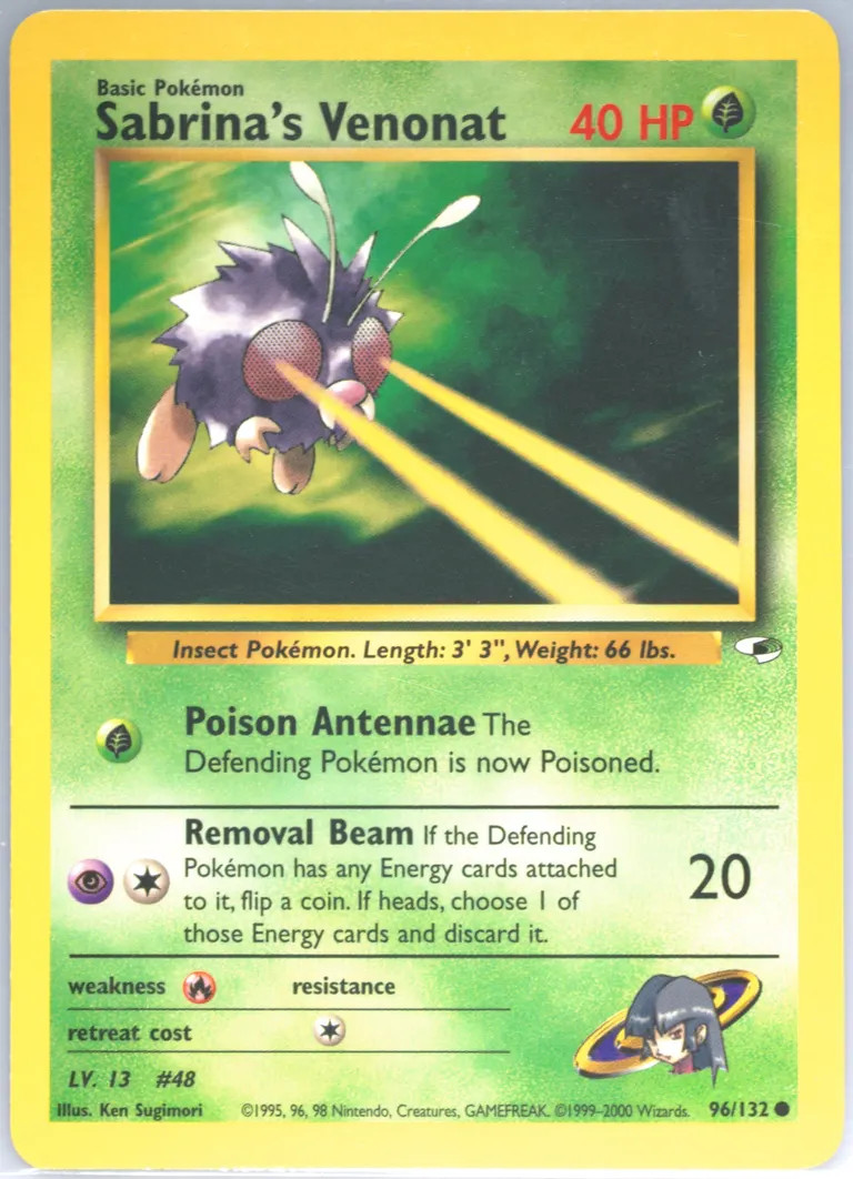 Sabrina's Venonat card photo