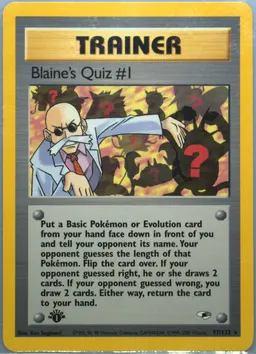 Blaine's Quiz #1 #97