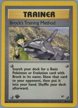Brock's Training Method #106