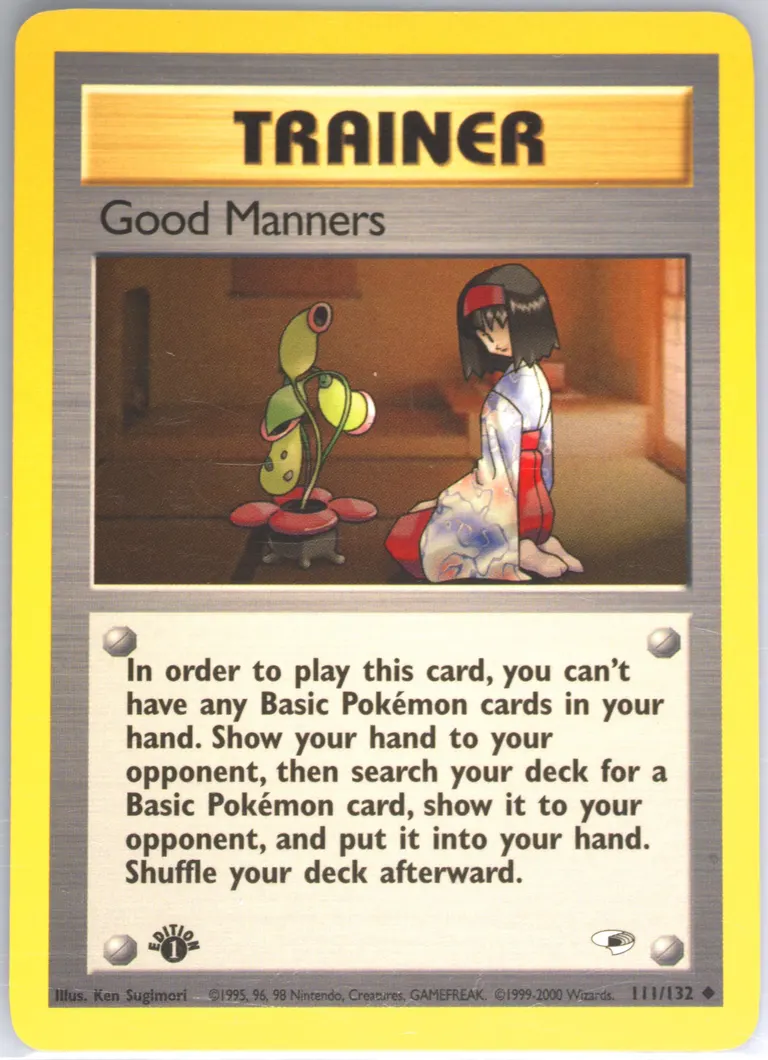 Good Manners card photo