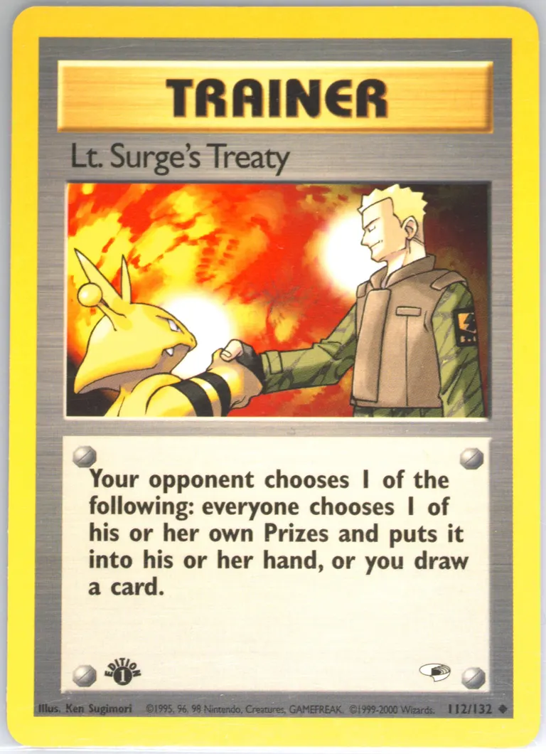 Lt. Surge's Treaty card photo
