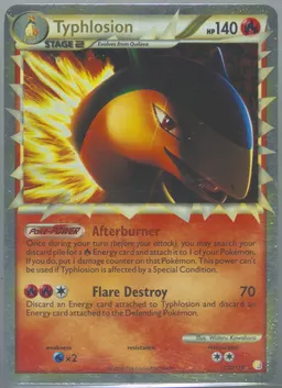 Typhlosion card photo