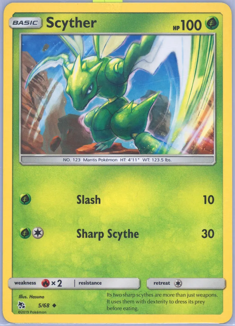 Scyther card photo
