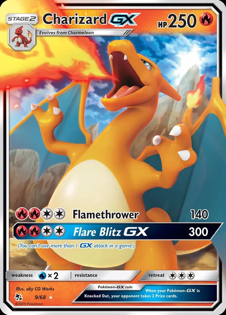 Charizard GX card photo