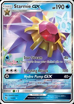 Starmie GX card photo