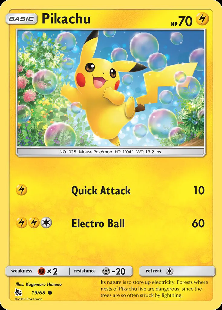Pikachu card photo