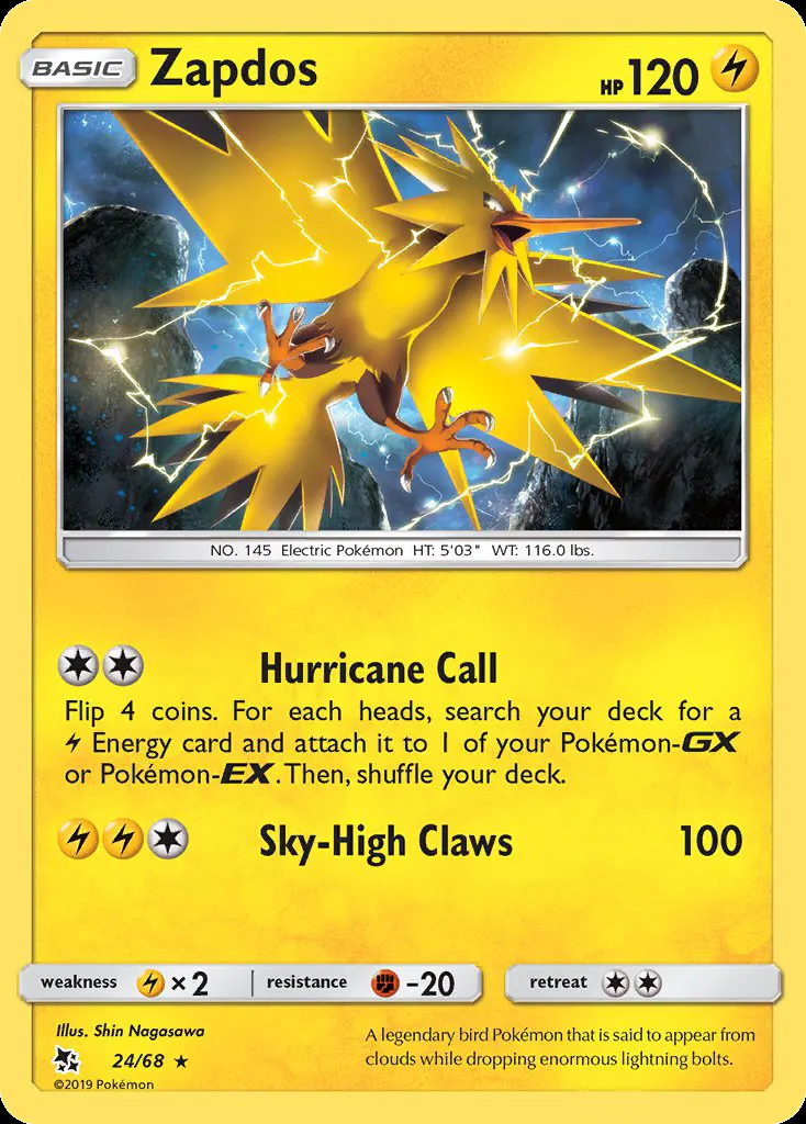 Zapdos card photo