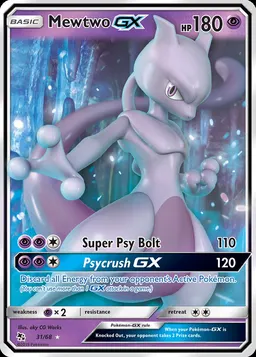 Mewtwo GX card photo