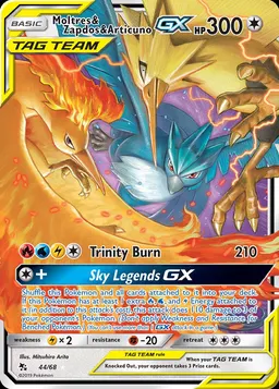 Moltres & Zapdos & Articuno GX card photo