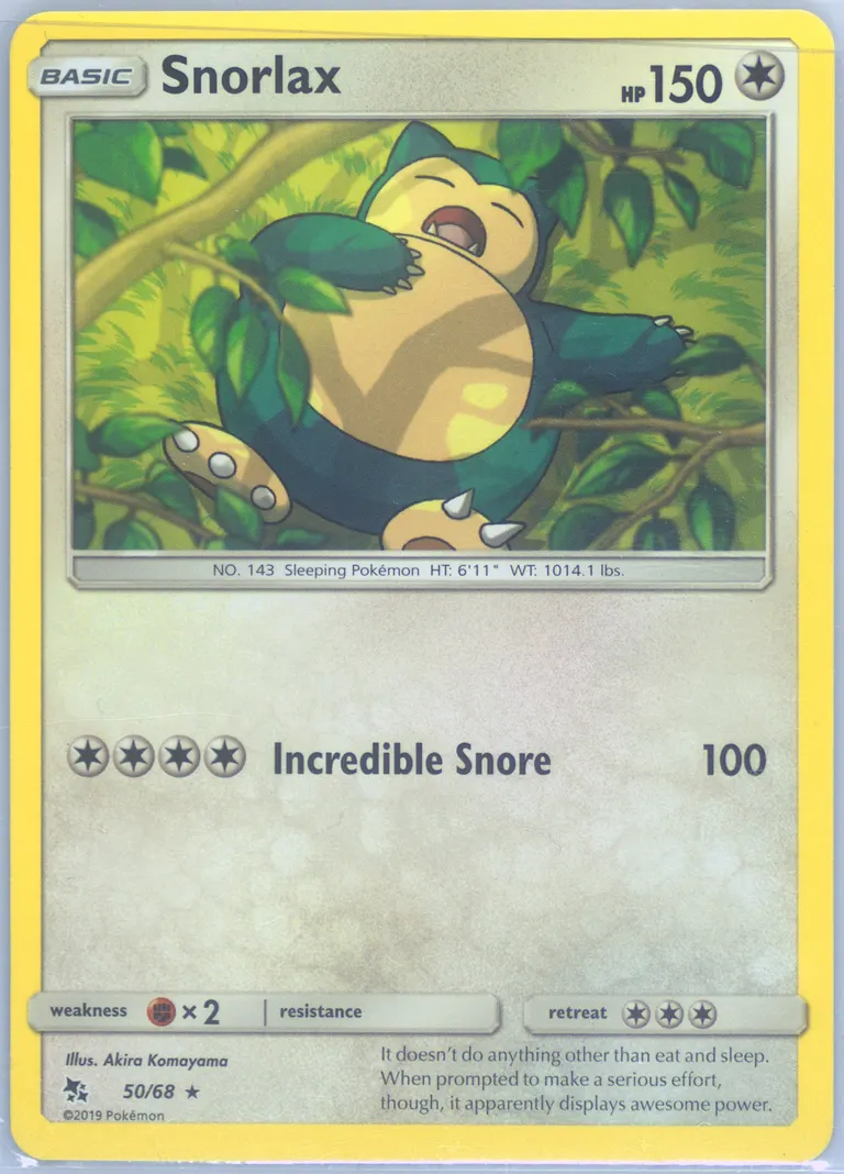 Snorlax card photo