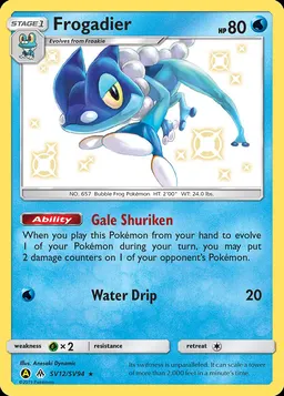 Frogadier card photo
