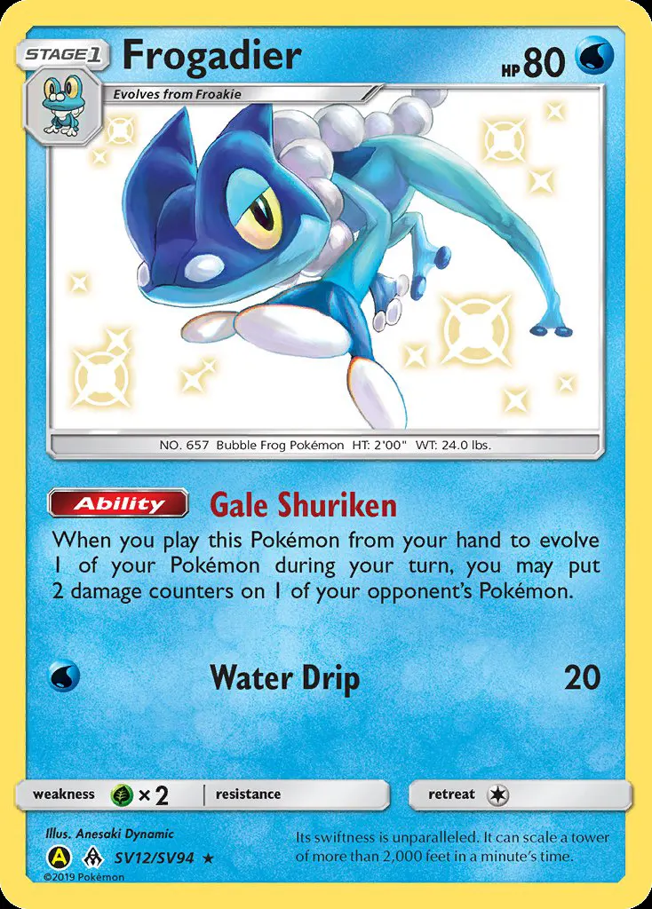 Frogadier card photo