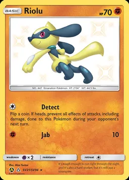 Riolu card photo