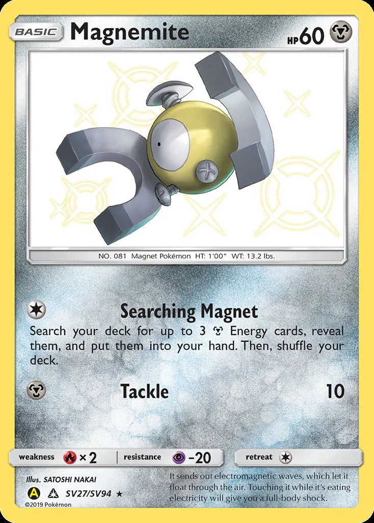 Magnemite card photo