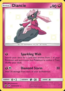 Diancie card photo