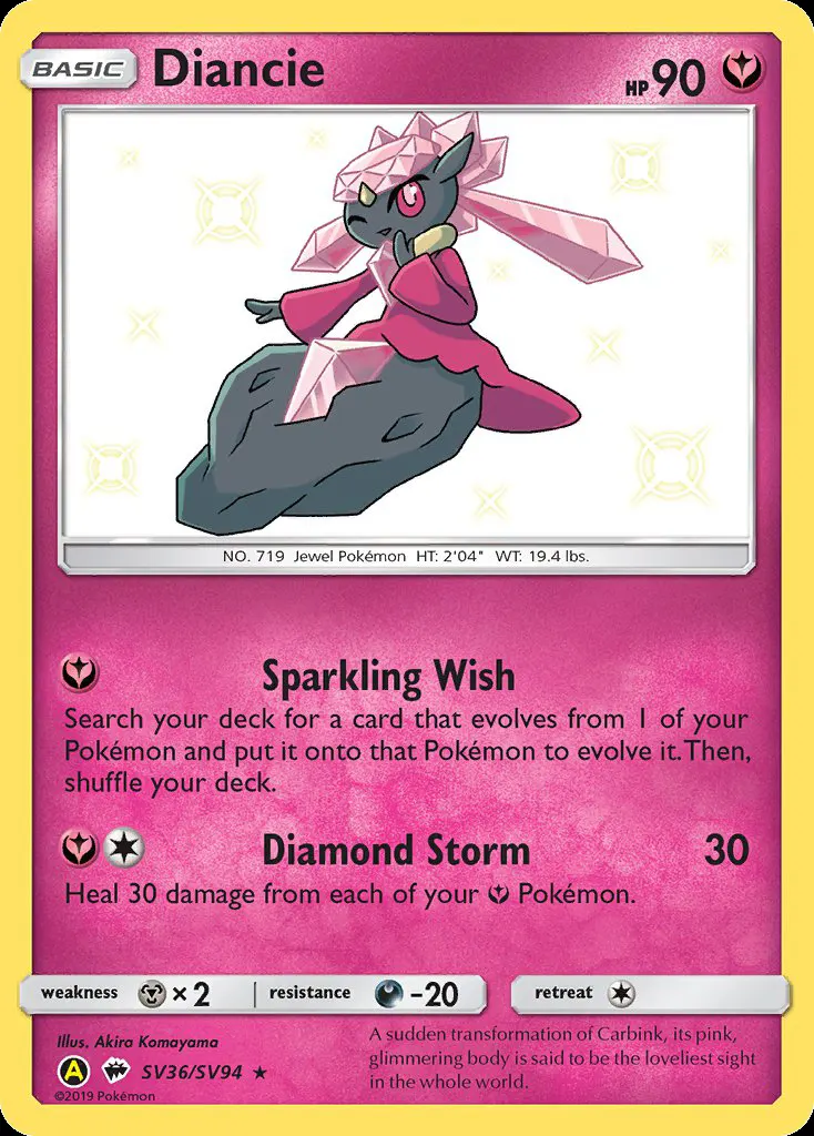 Diancie card photo