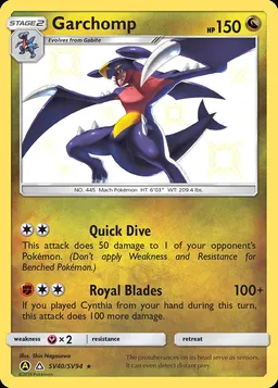Garchomp card photo