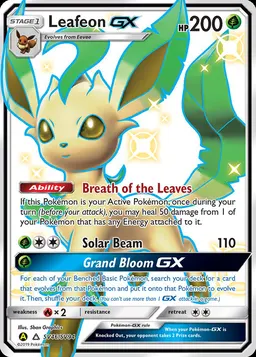 Leafeon-GX card photo