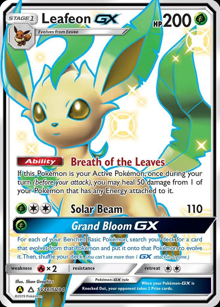 Leafeon-GX card photo