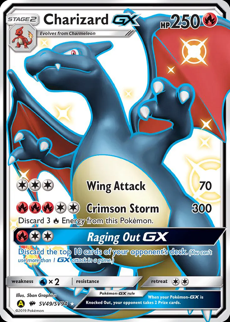 Charizard-GX card photo