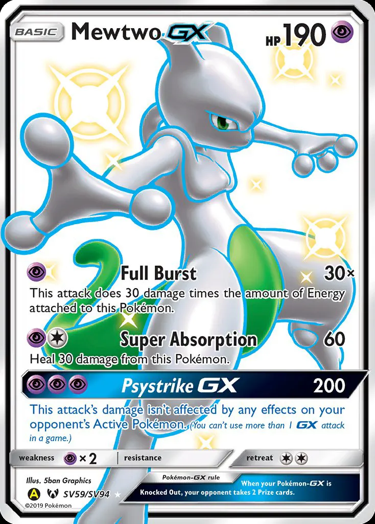 Mewtwo-GX card photo