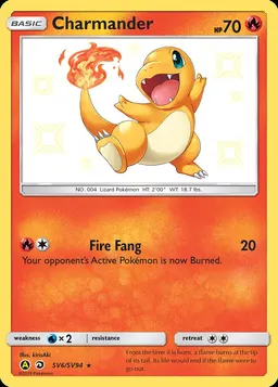 Charmander card photo