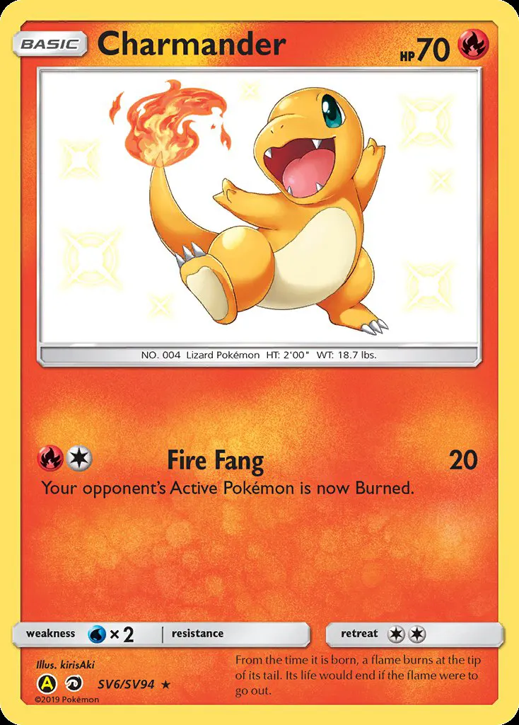 Charmander card photo
