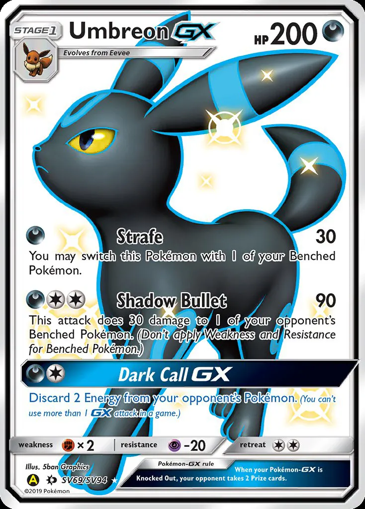 Umbreon-GX card photo