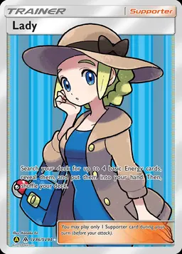 Lady card photo