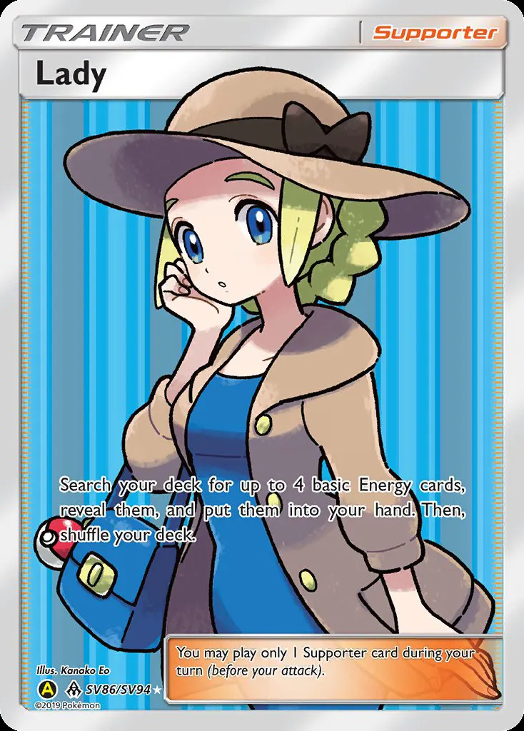 Lady card photo