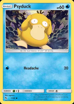 Psyduck card photo