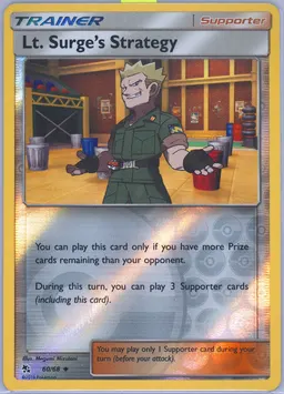 Lt. Surge’s Strategy #60