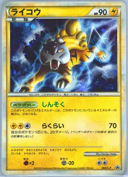 Raikou-Holo Shiny Pokemon Present Campaign #064