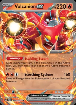 Volcanion ex card photo