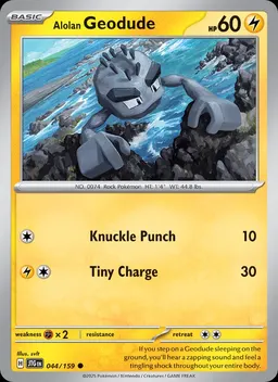 Alolan Geodude #44