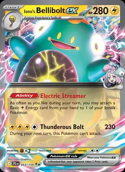 Iono's Bellibolt ex card photo