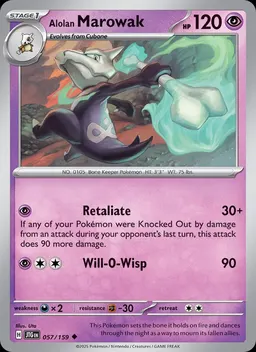 Alolan Marowak card photo