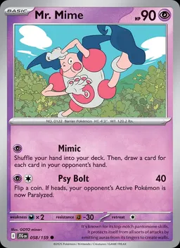 Mr. Mime #58